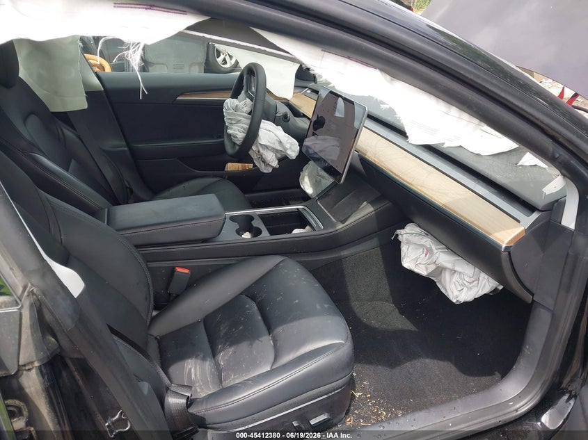 2022 Tesla Model 3 VIN 5YJ3E1EA4NF110614 IAAI salvage auction — FRONT END, Salvage (North Carolina), sold $125 on 2026-07-23 (photo 5)