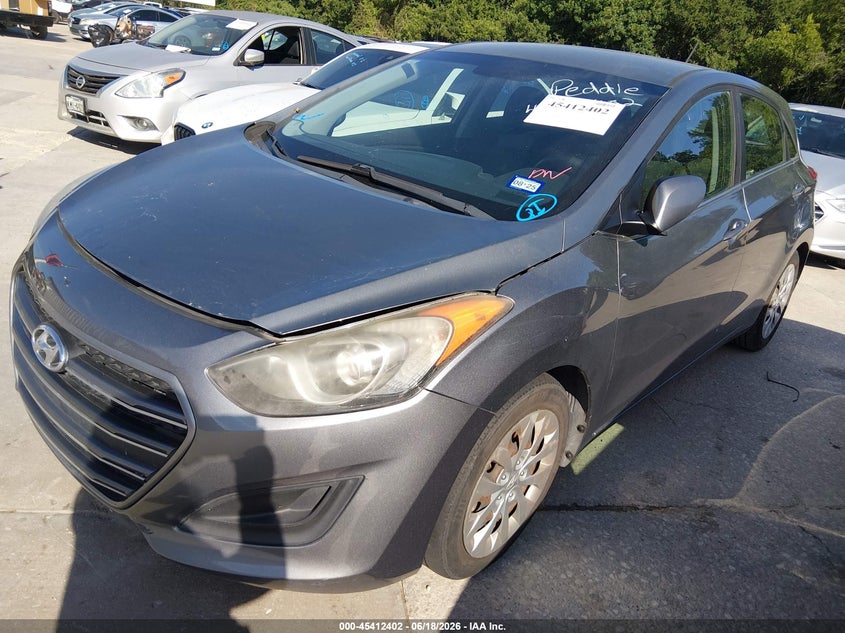 2017 Hyundai Elantra VIN KMHD35LH3HU376831 IAAI salvage auction — NORMAL WEAR, Original (Texas), sold $650 on 2026-07-20 (photo 2)