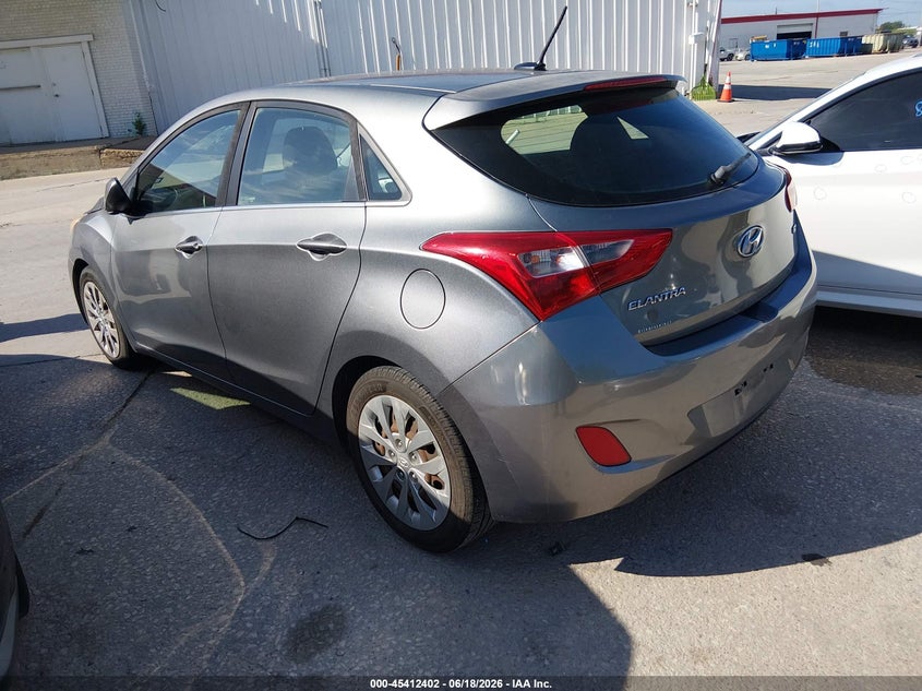 2017 Hyundai Elantra VIN KMHD35LH3HU376831 IAAI salvage auction — NORMAL WEAR, Original (Texas), sold $650 on 2026-07-20 (photo 3)
