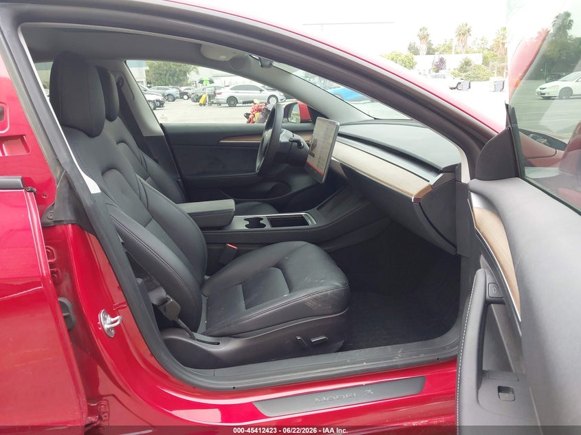 2022 Tesla Model 3 VIN 5YJ3E1EB9NF297390 IAAI salvage auction — FRONT & REAR, Salvage (California), sold $7,800 on 2026-07-13 (photo 5)