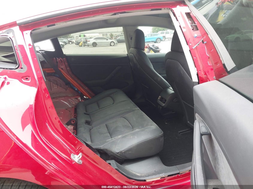 2022 Tesla Model 3 VIN 5YJ3E1EB9NF297390 IAAI salvage auction — FRONT & REAR, Salvage (California), sold $7,800 on 2026-07-13 (photo 8)