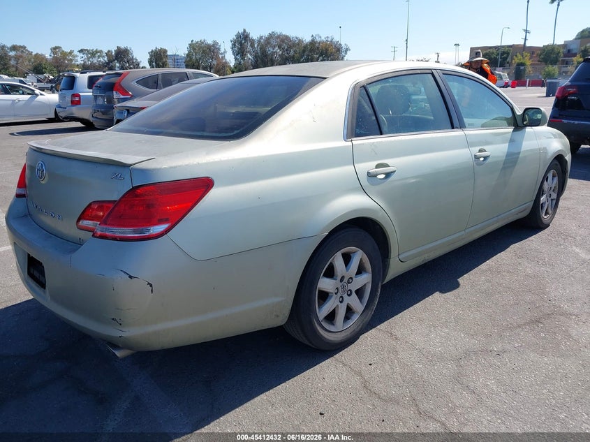 2006 Toyota Avalon VIN 4T1BK36B36U073616 IAAI salvage auction — NORMAL WEAR, Clear - Dealer Only (California), sold $475 on 2026-07-09 (photo 4)