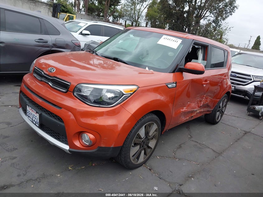 2018 Kia Soul VIN KNDJP3A53J7555772 IAAI salvage auction — LEFT SIDE, Salvage Certificate (California), sold $1,950 on 2026-07-08 (photo 2)