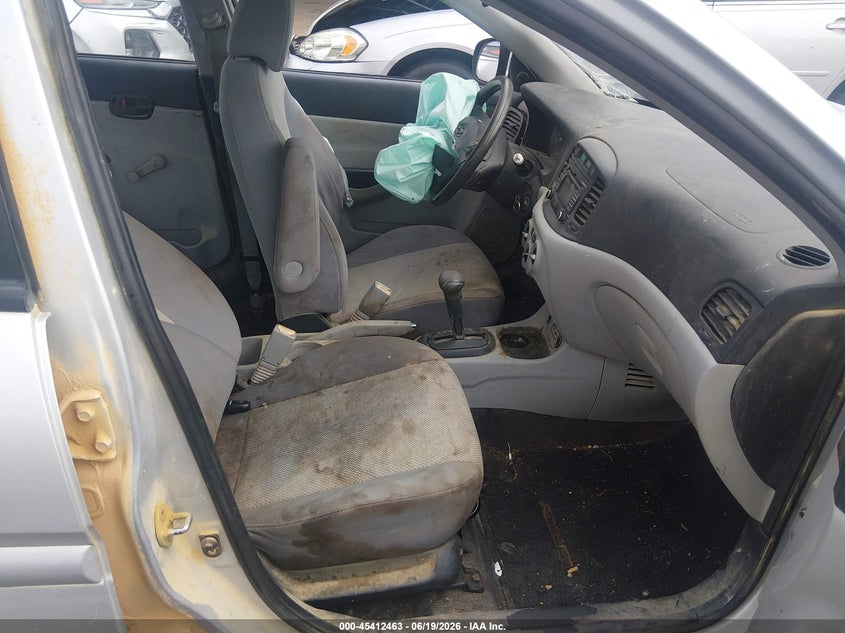 2010 Hyundai Accent VIN KMHCN4ACXAU468631 IAAI salvage auction — LEFT FRONT, Salvage (Mississippi), sold $300 on 2026-07-23 (photo 5)
