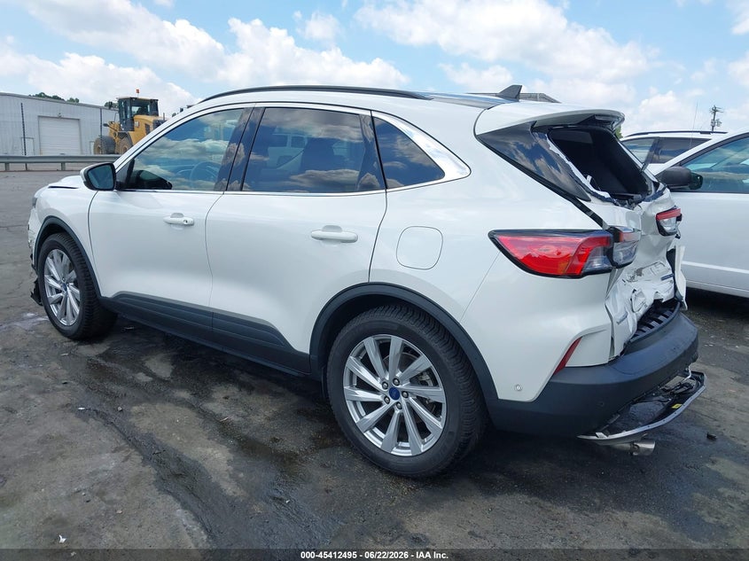 2022 Ford Escape VIN 1FMCU9DZ5NUA93057 IAAI salvage auction — FRONT & REAR, Salvage (North Carolina), sold $7,100 on 2026-07-22 (photo 3)