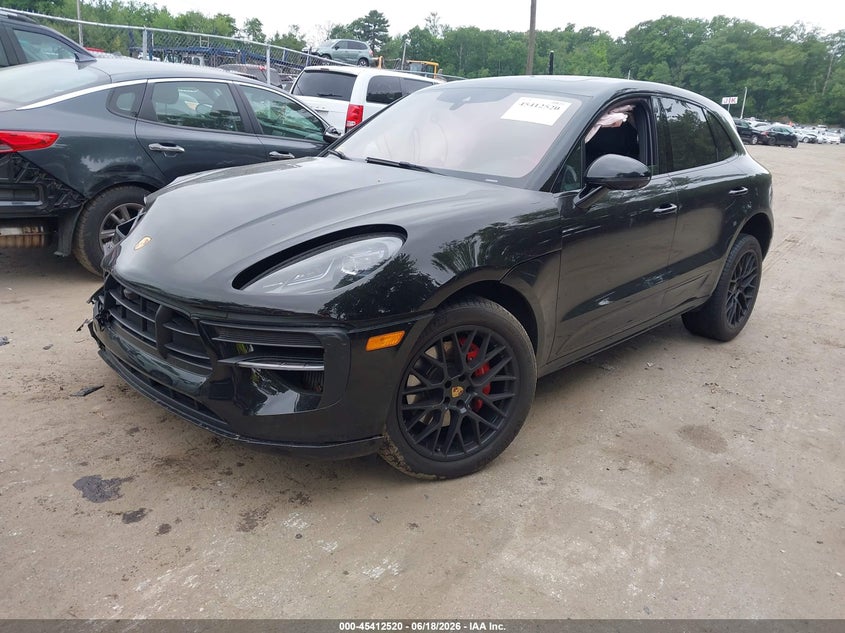 2021 Porsche Macan VIN WP1AG2A58MLB50995 IAAI salvage auction — FRONT END, Salvage (Rhode Island), sold $12,000 on 2026-07-28 (photo 2)