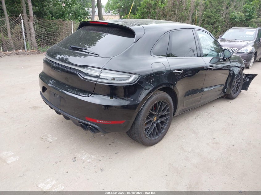 2021 Porsche Macan VIN WP1AG2A58MLB50995 IAAI salvage auction — FRONT END, Salvage (Rhode Island), sold $12,000 on 2026-07-28 (photo 4)