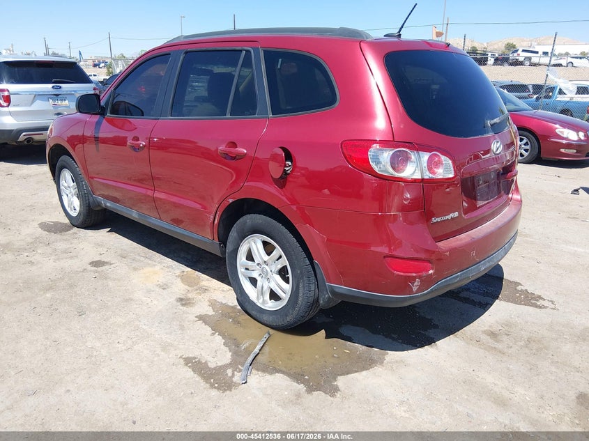 2012 Hyundai Santa fe VIN 5XYZGDAB1CG125405 IAAI salvage auction — NORMAL WEAR, Clear (New Mexico), sold $475 on 2026-07-29 (photo 3)