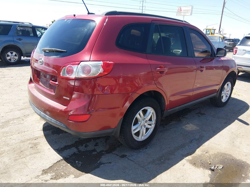 2012 Hyundai Santa fe VIN 5XYZGDAB1CG125405 IAAI salvage auction — NORMAL WEAR, Clear (New Mexico), sold $475 on 2026-07-29 (photo 4)