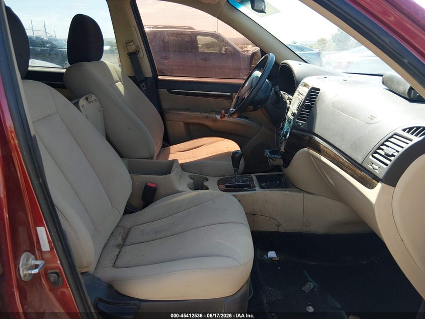 2012 Hyundai Santa fe VIN 5XYZGDAB1CG125405 IAAI salvage auction — NORMAL WEAR, Clear (New Mexico), sold $475 on 2026-07-29 (photo 5)