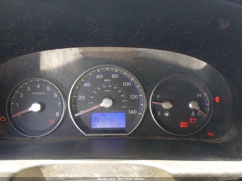 2012 Hyundai Santa fe VIN 5XYZGDAB1CG125405 IAAI salvage auction — NORMAL WEAR, Clear (New Mexico), sold $475 on 2026-07-29 (photo 7)