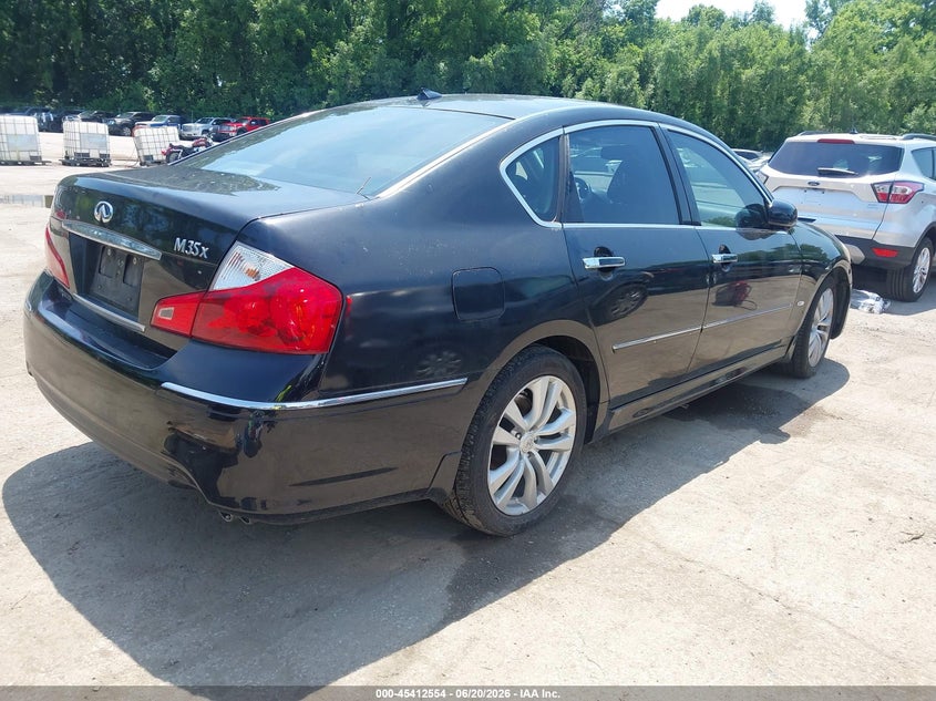 2009 Infiniti M VIN JNKCY01F99M850092 IAAI salvage auction — LEFT SIDE, Salvage (Missouri), sold $500 on 2026-07-22 (photo 4)