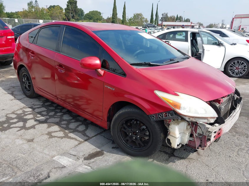 2012 Toyota Prius VIN JTDKN3DU3C5429410 IAAI salvage auction — FRONT END, Salvage (California), sold $575 on 2026-07-23 (photo 1)