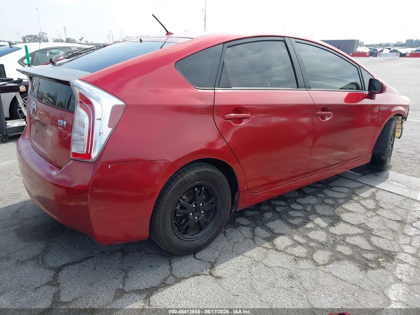 2012 Toyota Prius VIN JTDKN3DU3C5429410 IAAI salvage auction — FRONT END, Salvage (California), sold $575 on 2026-07-23 (photo 4)
