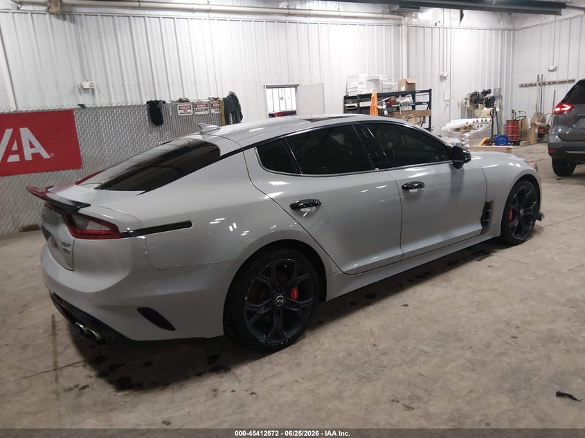 2020 Kia Stinger VIN KNAE55LC7L6073875 IAAI salvage auction — UNDERCARRIAGE, Salvage (Iowa), sold $8,100 on 2026-07-17 (photo 4)