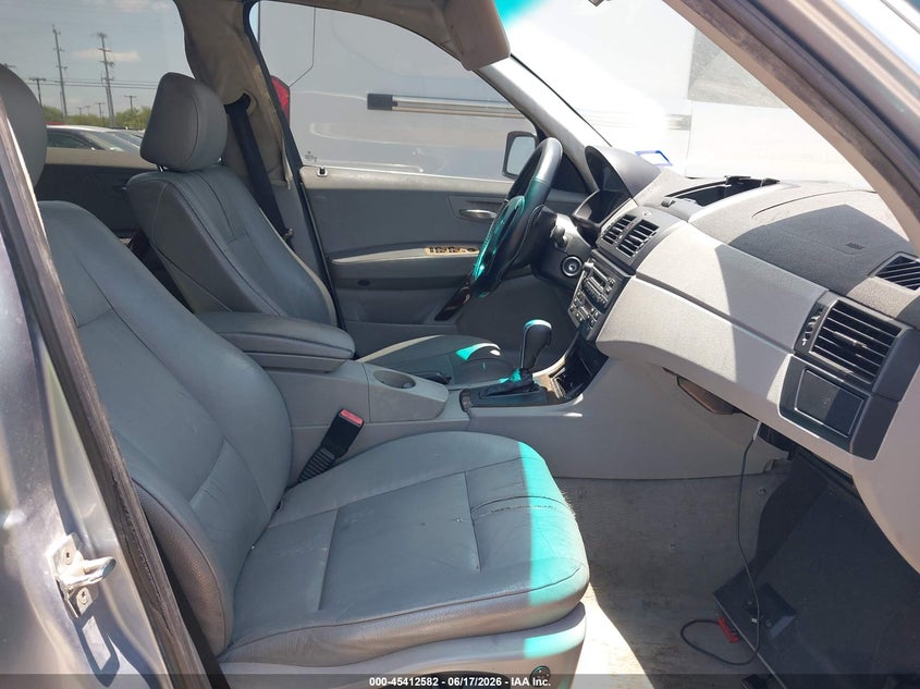 2006 BMW X3 VIN WBXPA93486WG86038 IAAI salvage auction — FRONT & REAR, Clear (Texas), sold $475 on 2026-07-06 (photo 5)