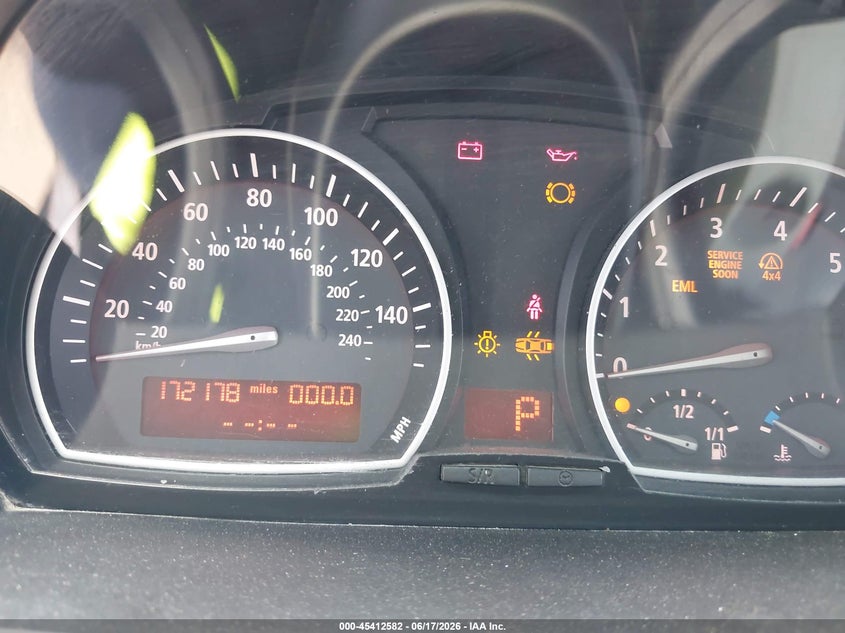 2006 BMW X3 VIN WBXPA93486WG86038 IAAI salvage auction — FRONT & REAR, Clear (Texas), sold $475 on 2026-07-06 (photo 7)