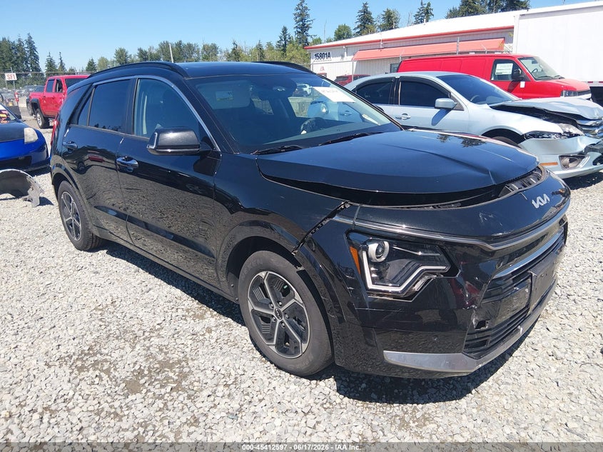 2023 Kia Niro VIN KNDCT3LE7P5036648 IAAI salvage auction — FRONT END, Bill Of Sale (Washington), sold $7,900 on 2026-07-16 (photo 1)