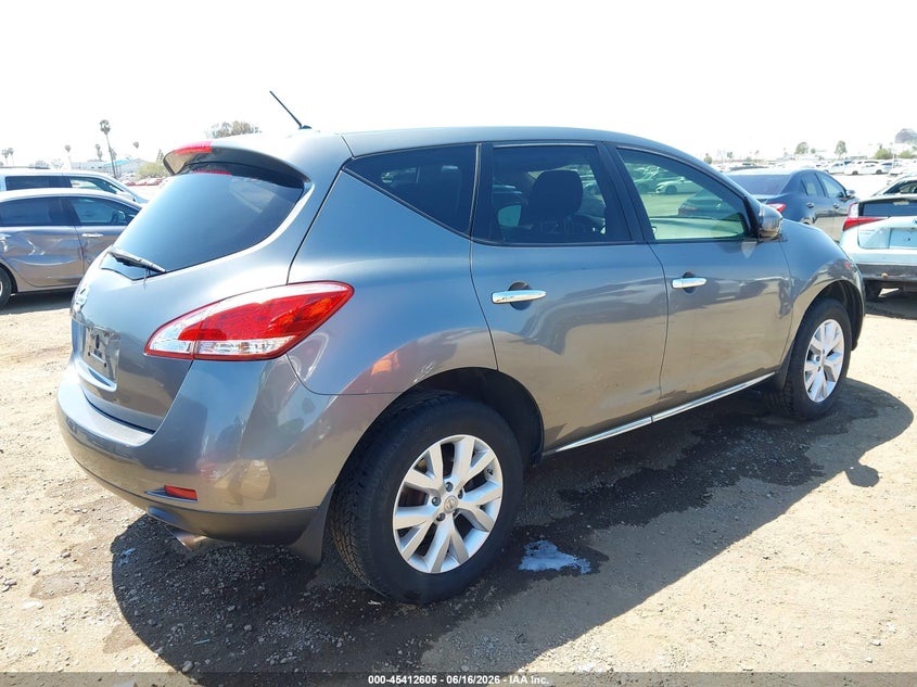 2014 Nissan Murano VIN JN8AZ1MU5EW405941 IAAI salvage auction — NORMAL WEAR, Clear (Colorado), sold $925 on 2026-07-20 (photo 4)
