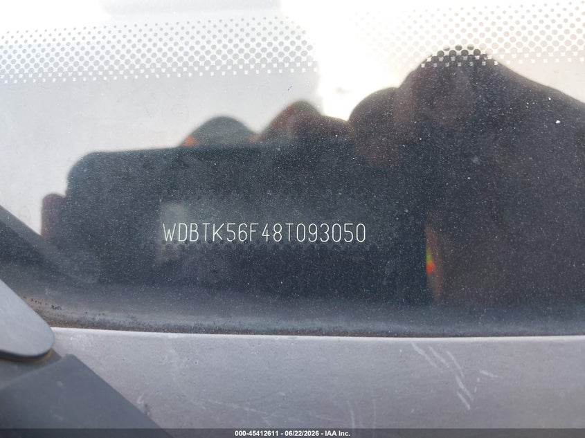 2008 Mercedes-benz Clk-klasse VIN WDBTK56F48T093050 IAAI salvage auction — LEFT SIDE, Original (Texas), sold $525 on 2026-08-12 (photo 9)