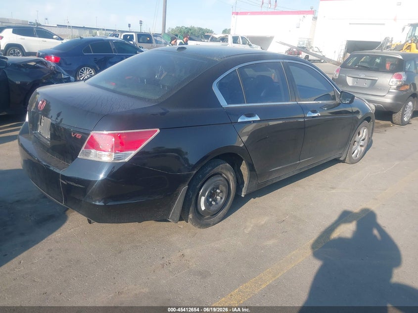 2008 Honda Accord VIN 1HGCP36808A007819 IAAI salvage auction — FRONT & REAR, Clear (Idaho), sold $575 on 2026-07-09 (photo 4)