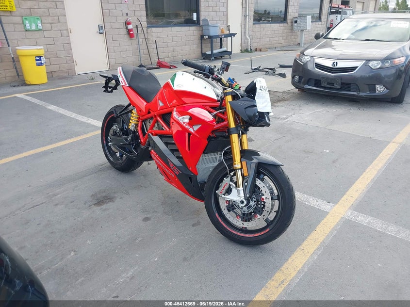 2023 Energica VIN ZNND1A1C7PS000673 IAAI salvage auction — LEFT SIDE, Salvage (California), sold $5,000 on 2026-07-13 (photo 1)