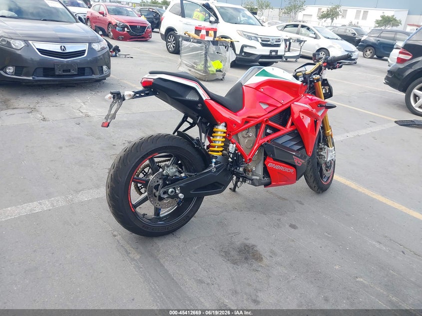 2023 Energica VIN ZNND1A1C7PS000673 IAAI salvage auction — LEFT SIDE, Salvage (California), sold $5,000 on 2026-07-13 (photo 4)