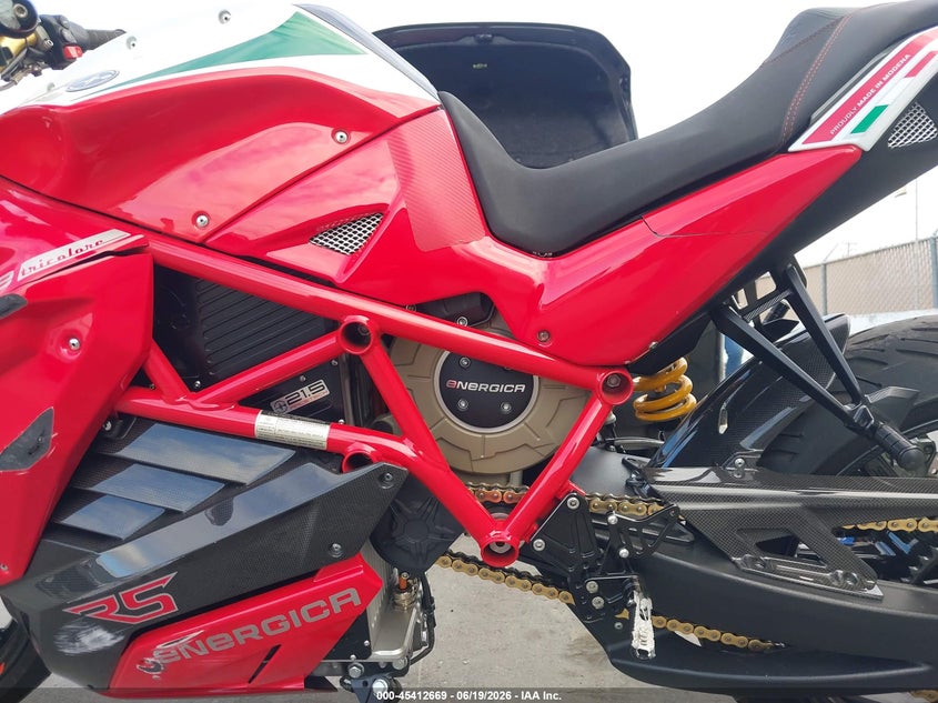 2023 Energica VIN ZNND1A1C7PS000673 IAAI salvage auction — LEFT SIDE, Salvage (California), sold $5,000 on 2026-07-13 (photo 9)