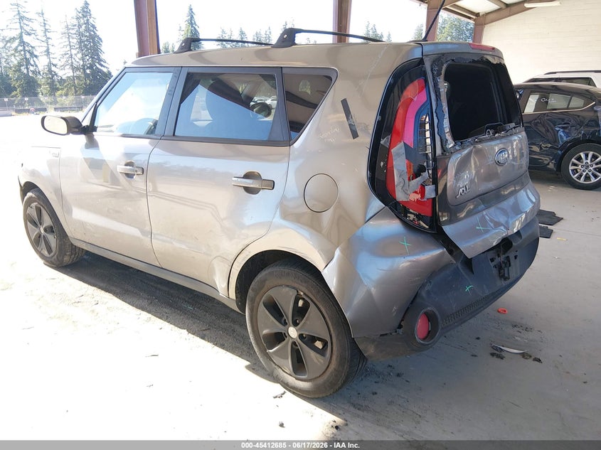 2015 Kia Soul VIN KNDJN2A28F7123482 IAAI salvage auction — FRONT & REAR, Bill Of Sale (Washington), sold $725 on 2026-07-22 (photo 3)
