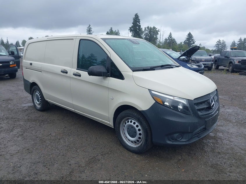 2019 Mercedes-benz Metris VIN WD3PG2EA0K3509833 IAAI salvage auction — NORMAL WEAR, Sf97 (Washington), sold $10,100 on 2026-07-29 (photo 1)