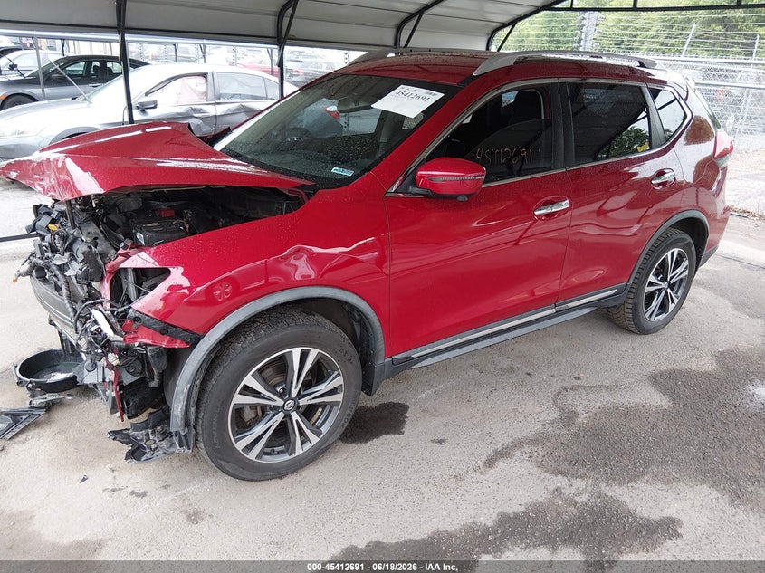 2017 Nissan Rogue VIN JN8AT2MV3HW284539 IAAI salvage auction — FRONT END, Salvage (Connecticut), sold $1,300 on 2026-07-16 (photo 2)