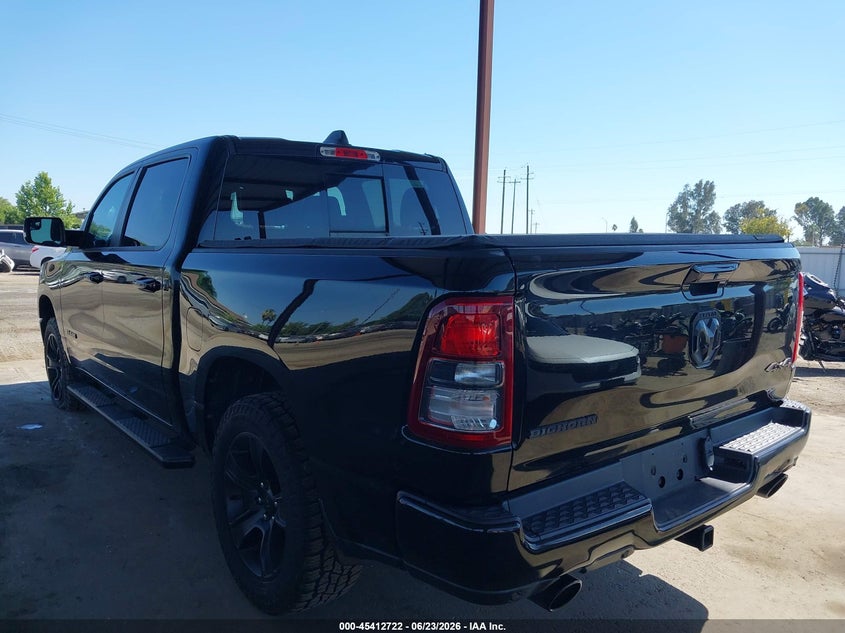 2021 Ram 1500 VIN 1C6SRFFT7MN679820 IAAI salvage auction — RIGHT FRONT, Salvage (California), sold $12,200 on 2026-07-30 (photo 3)