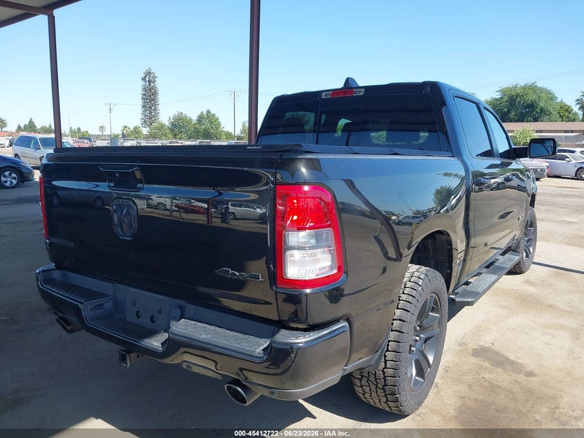 2021 Ram 1500 VIN 1C6SRFFT7MN679820 IAAI salvage auction — RIGHT FRONT, Salvage (California), sold $12,200 on 2026-07-30 (photo 4)