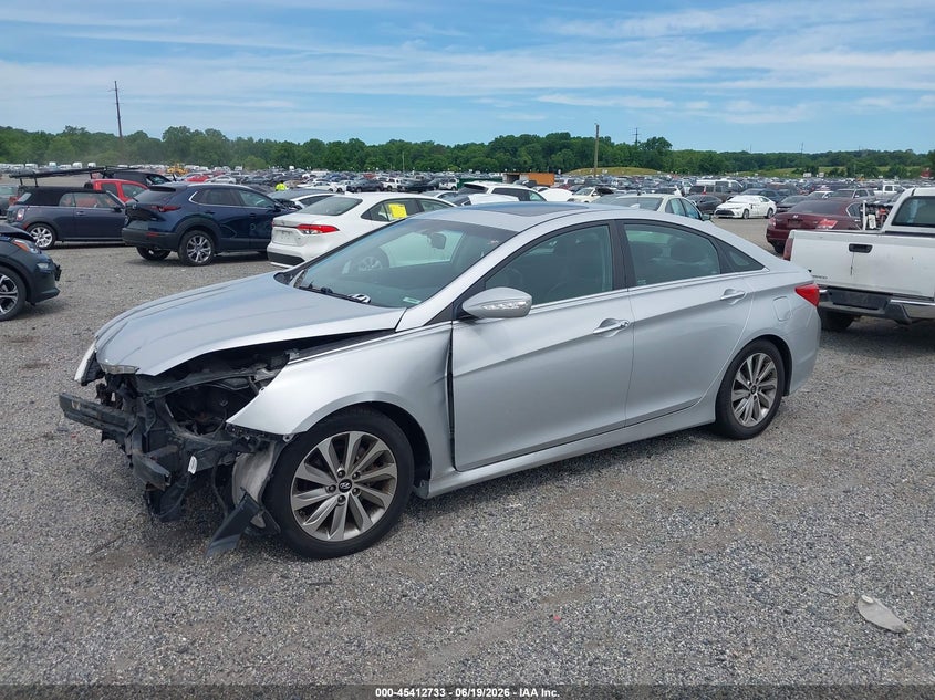 2014 Hyundai Sonata VIN 5NPEC4AC0EH815404 IAAI salvage auction — FRONT END, Salvage Title, sold $775 on 2026-07-20 (photo 2)