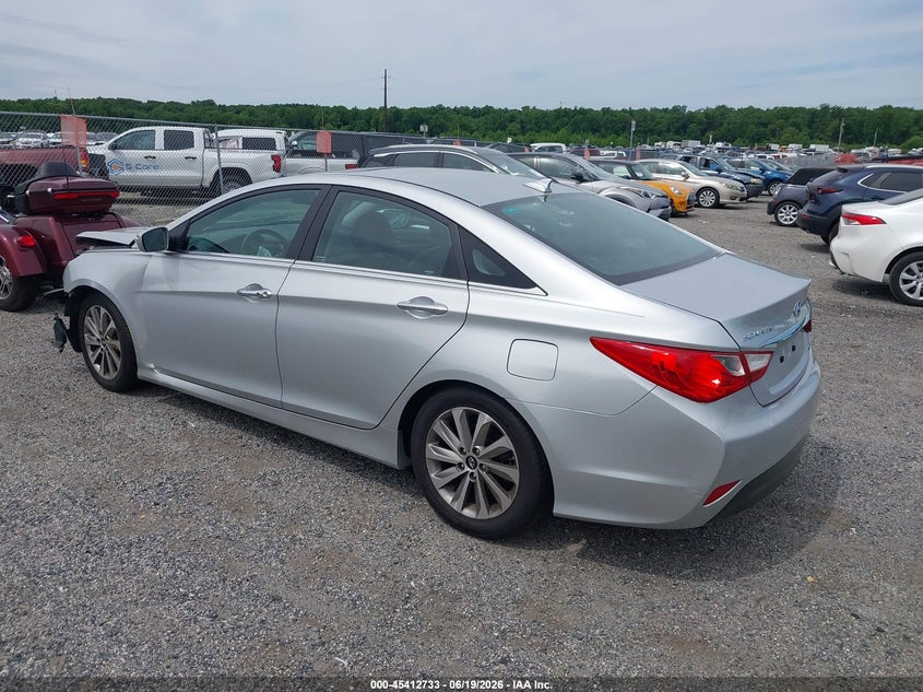 2014 Hyundai Sonata VIN 5NPEC4AC0EH815404 IAAI salvage auction — FRONT END, Salvage Title, sold $775 on 2026-07-20 (photo 3)