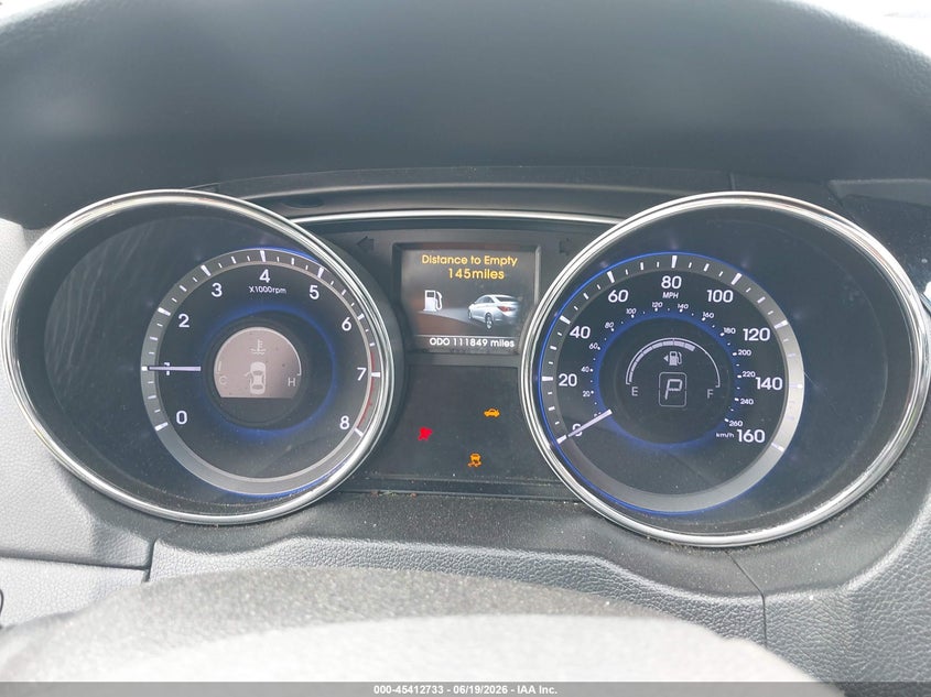 2014 Hyundai Sonata VIN 5NPEC4AC0EH815404 IAAI salvage auction — FRONT END, Salvage Title, sold $775 on 2026-07-20 (photo 7)