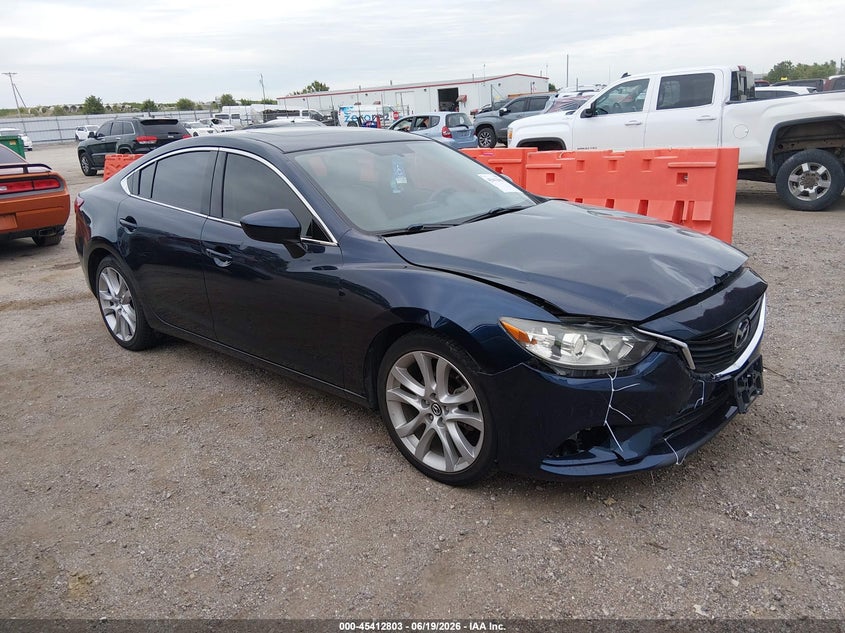 2016 Mazda 6 VIN JM1GJ1V58G1433222 IAAI salvage auction — FRONT END, Salvage (Nebraska), sold $1,050 on 2026-07-12 (photo 1)