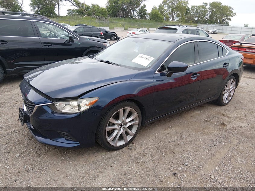 2016 Mazda 6 VIN JM1GJ1V58G1433222 IAAI salvage auction — FRONT END, Salvage (Nebraska), sold $1,050 on 2026-07-12 (photo 2)