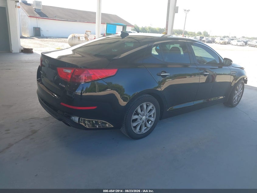 2015 Kia Optima VIN 5XXGN4A70FG410193 IAAI salvage auction — FRONT END, Rebuildable (Florida), sold $500 on 2026-07-15 (photo 4)