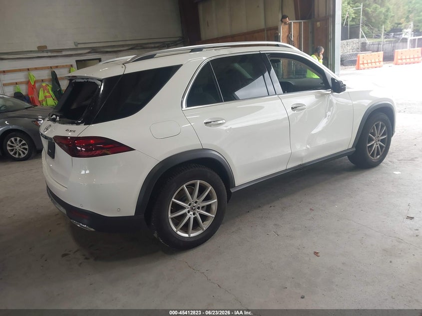 2025 Mercedes-benz Gle VIN 4JGFB4FB5SB424233 IAAI salvage auction — STORM DAMAGE, Salvage Title, sold $26,275 on 2026-07-30 (photo 4)
