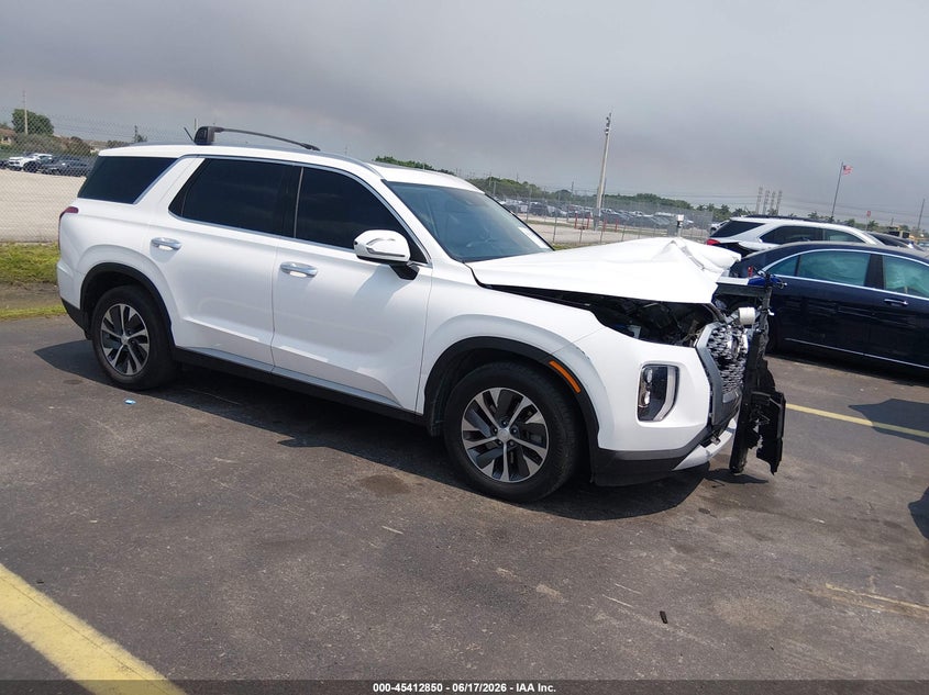 2021 Hyundai Palisade VIN KM8R24HE0MU191132 IAAI salvage auction — FRONT END, Salvage Title, sold $2,050 on 2026-07-30 (photo 1)