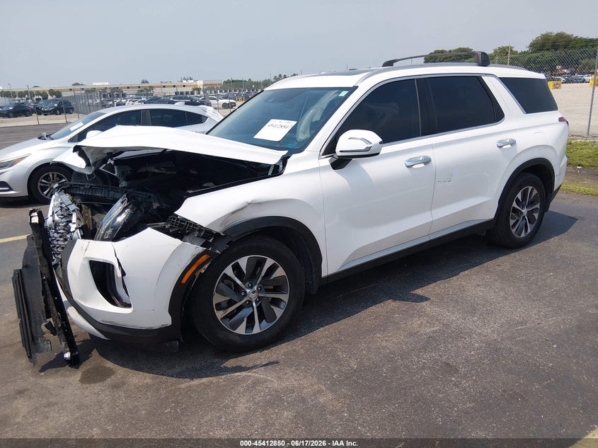 2021 Hyundai Palisade VIN KM8R24HE0MU191132 IAAI salvage auction — FRONT END, Salvage Title, sold $2,050 on 2026-07-30 (photo 2)