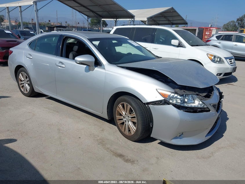 2014 Lexus ES VIN JTHBK1GG3E2124169 IAAI salvage auction — LEFT FRONT, Salvage (California), sold $2,950 on 2026-07-15 (photo 1)