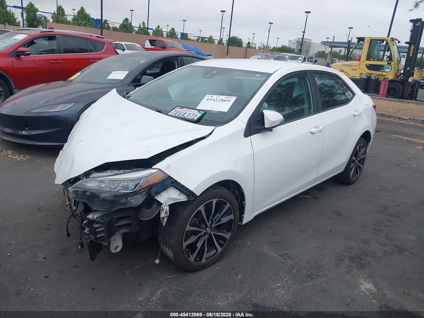 2017 Toyota Corolla VIN 5YFBURHE7HP621190 IAAI salvage auction — RIGHT FRONT, Salvage Title, sold $1,250 on 2026-07-10 (photo 2)