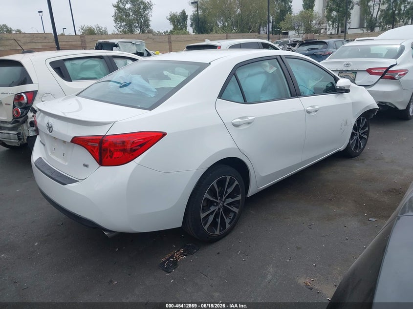 2017 Toyota Corolla VIN 5YFBURHE7HP621190 IAAI salvage auction — RIGHT FRONT, Salvage Title, sold $1,250 on 2026-07-10 (photo 4)