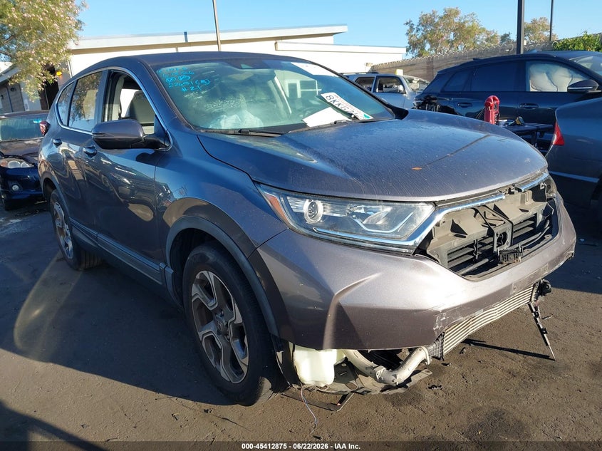 2019 Honda Cr-v VIN 5J6RW1H55KA035992 IAAI salvage auction — FRONT & REAR, Salvage Title, sold $2,800 on 2026-07-19 (photo 1)