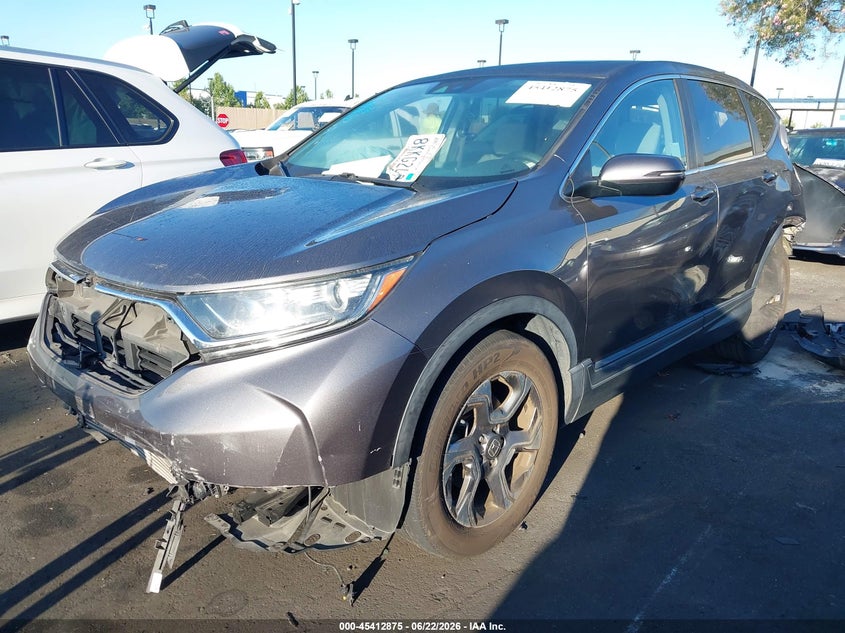 2019 Honda Cr-v VIN 5J6RW1H55KA035992 IAAI salvage auction — FRONT & REAR, Salvage Title, sold $2,800 on 2026-07-19 (photo 2)