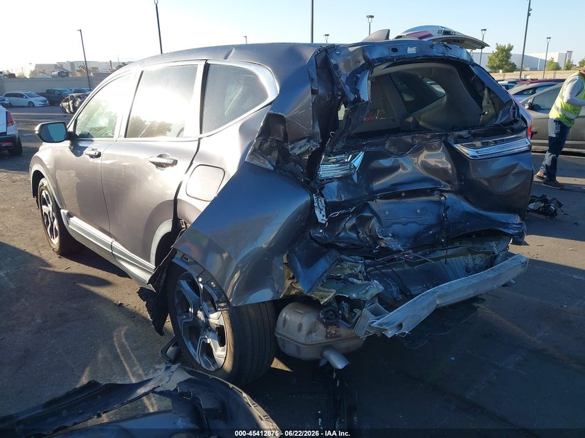 2019 Honda Cr-v VIN 5J6RW1H55KA035992 IAAI salvage auction — FRONT & REAR, Salvage Title, sold $2,800 on 2026-07-19 (photo 3)
