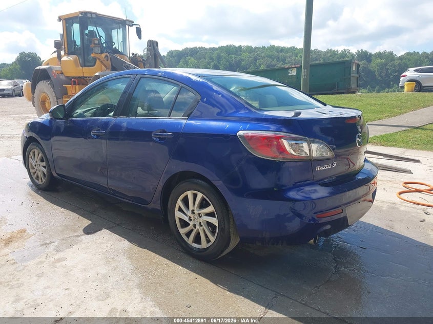 2012 Mazda 3 VIN JM1BL1V70C1694814 IAAI salvage auction — NORMAL WEAR, Clear (Tennessee), sold $325 on 2026-07-22 (photo 3)