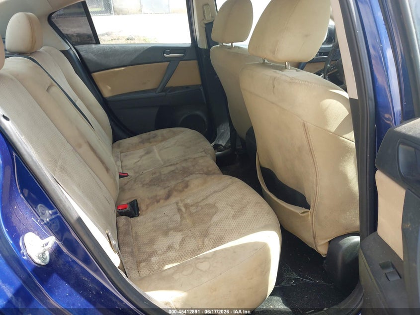 2012 Mazda 3 VIN JM1BL1V70C1694814 IAAI salvage auction — NORMAL WEAR, Clear (Tennessee), sold $325 on 2026-07-22 (photo 8)